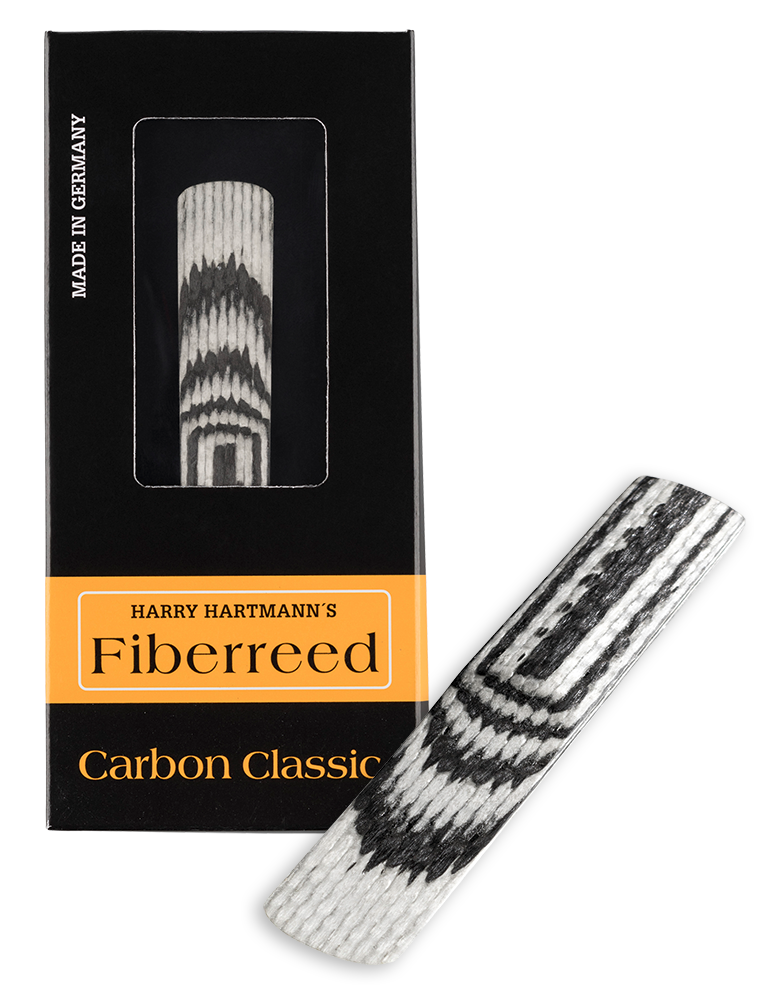 Fiberreed Carbon Classic synthetic reed for Boehm system clarinet, second view