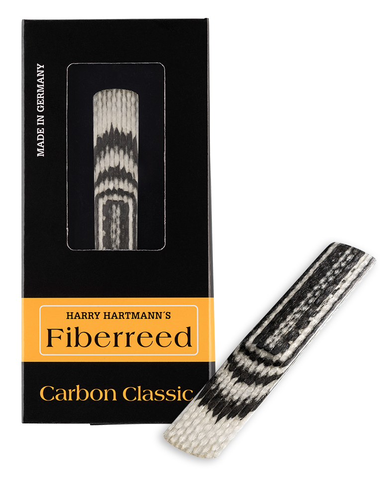 Fiberreed Carbon Classic synthetic reed for German system clarinet, second view