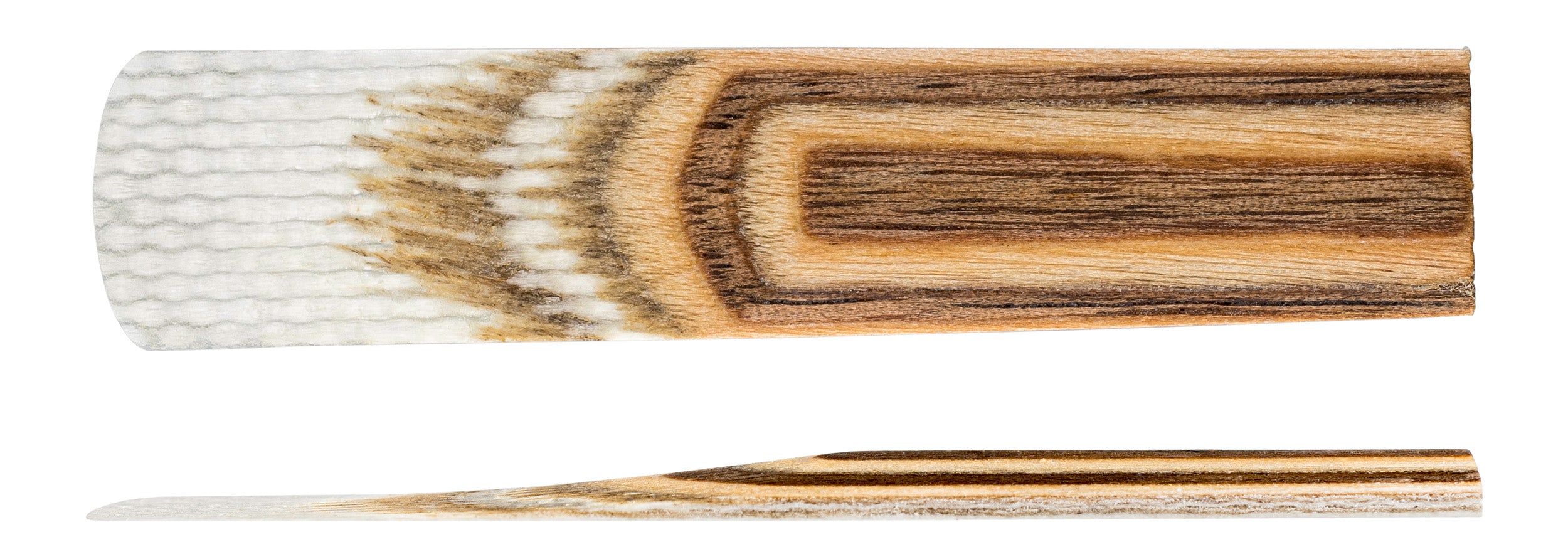Fiberreed Hemp Kunststoffblatt mit gewölbtem Schnitt aus Hanf und Holz